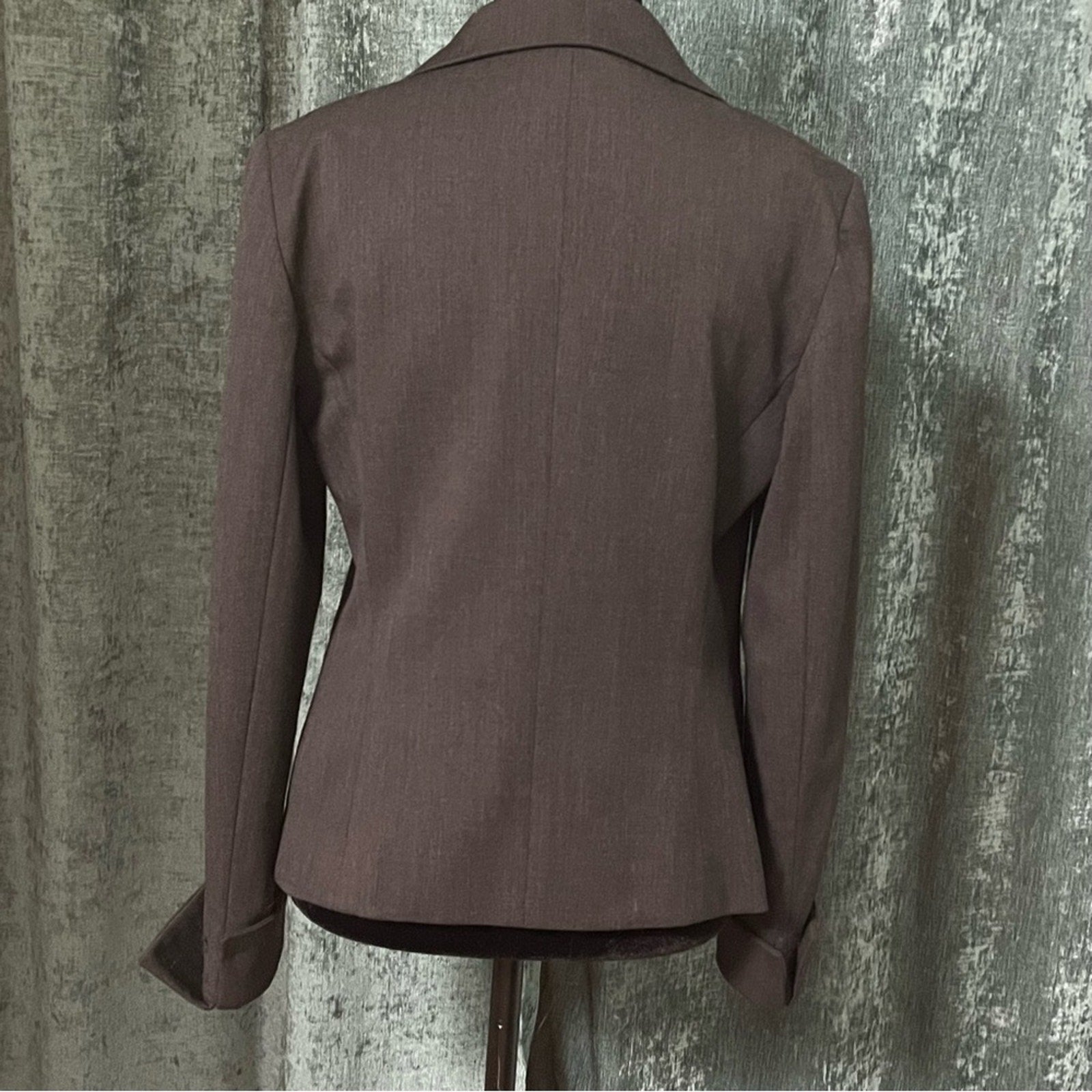 Lafayette 148 New York Grey Blazer Tailored Suit Jacket