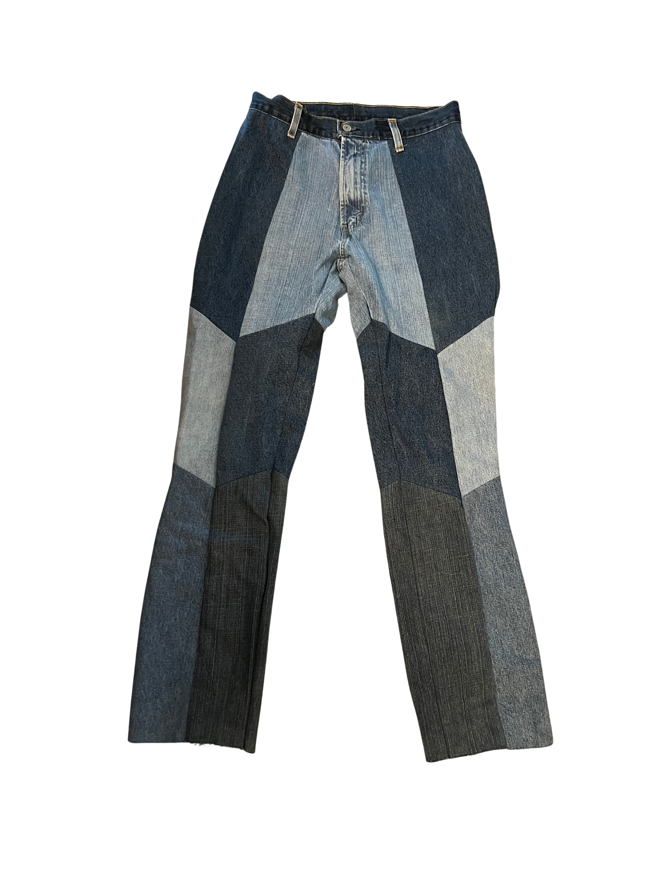 The Reclaimed Levi’s — One-of-One Patchwork Jeans