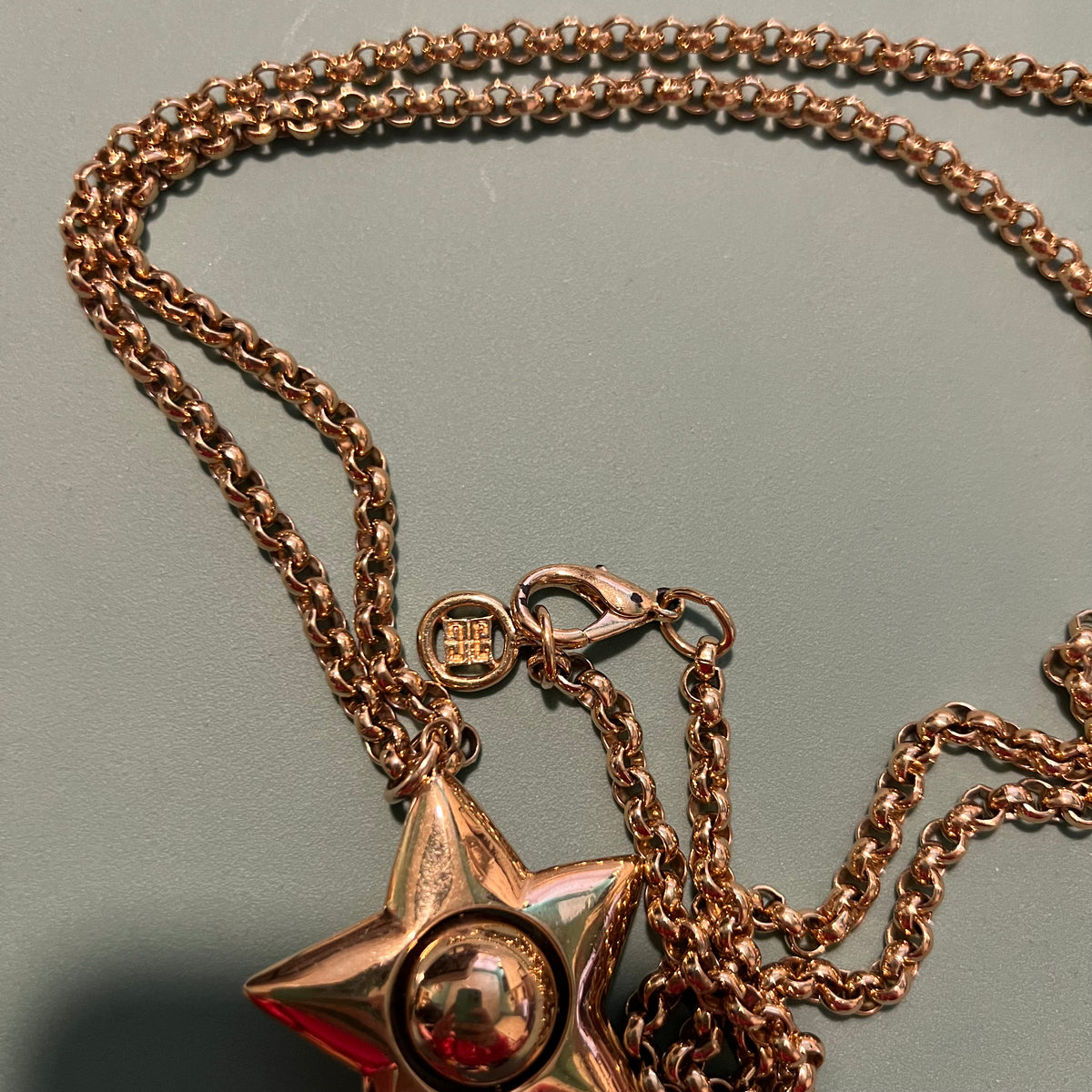 Givenchy Vintage Gold-Tone Star Pendant Necklace