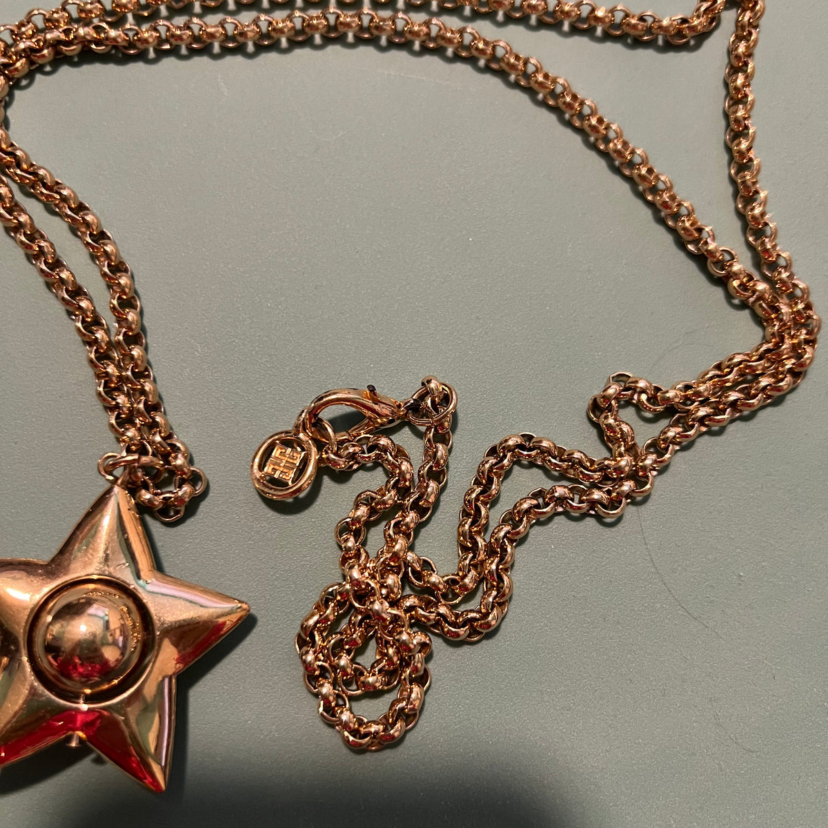 Givenchy Vintage Gold-Tone Star Pendant Necklace