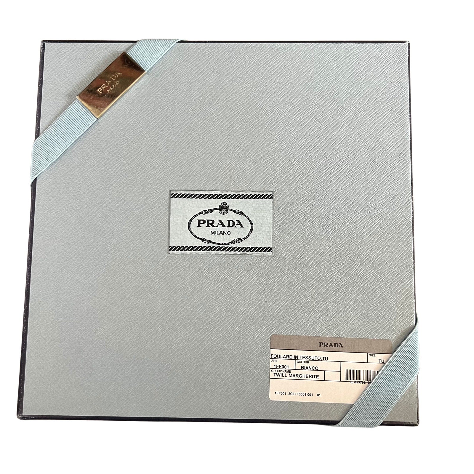 NEW PRADA Printed silk twill scarf 90x90 sold out