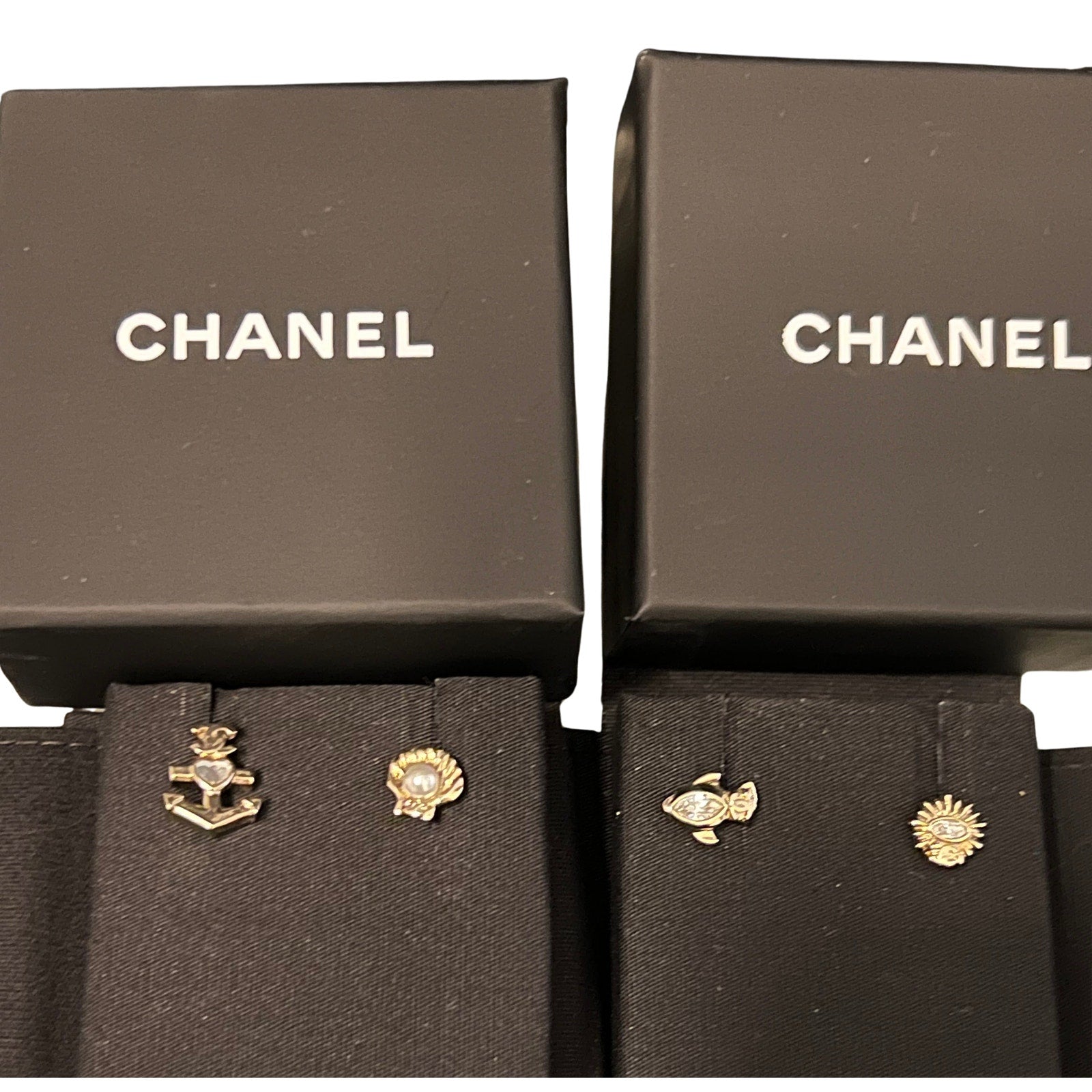 Chanel Cruise 2025 Mismatched Nautical Stud Set