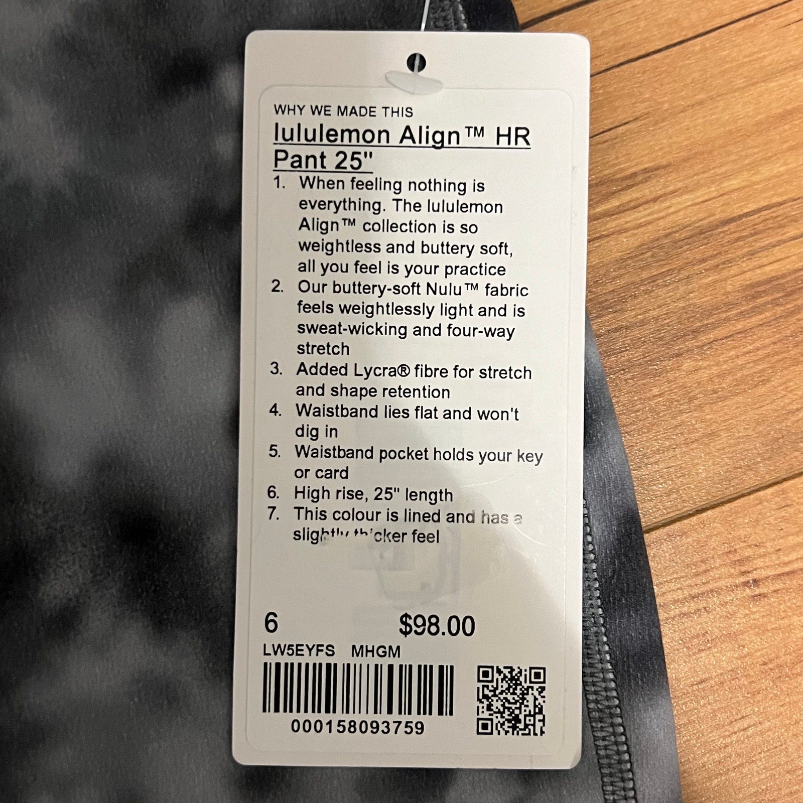 New Lululemon Align High-Rise Pant 25" Ultimate Comfort