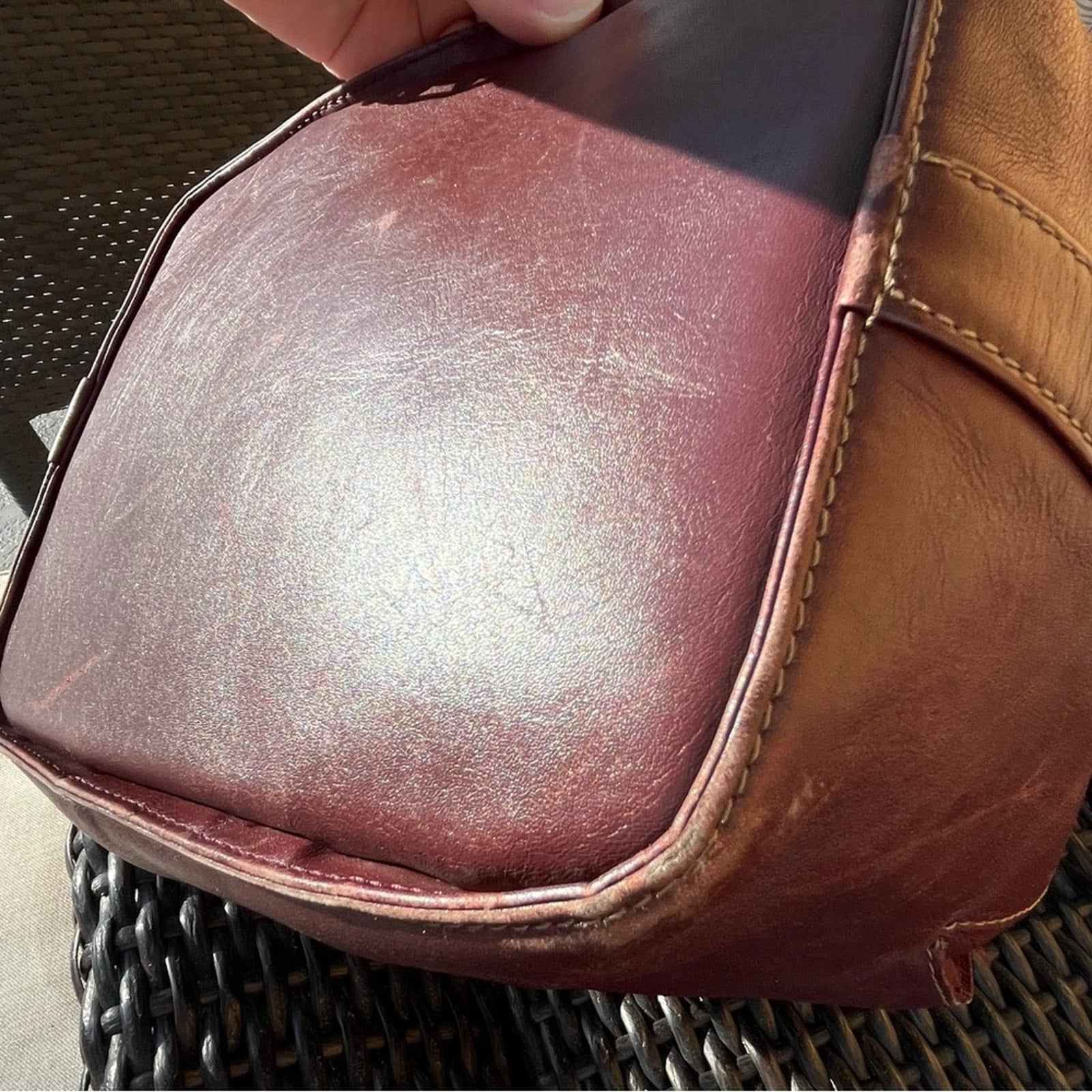 Cartier Seau Leather Bucket Bag