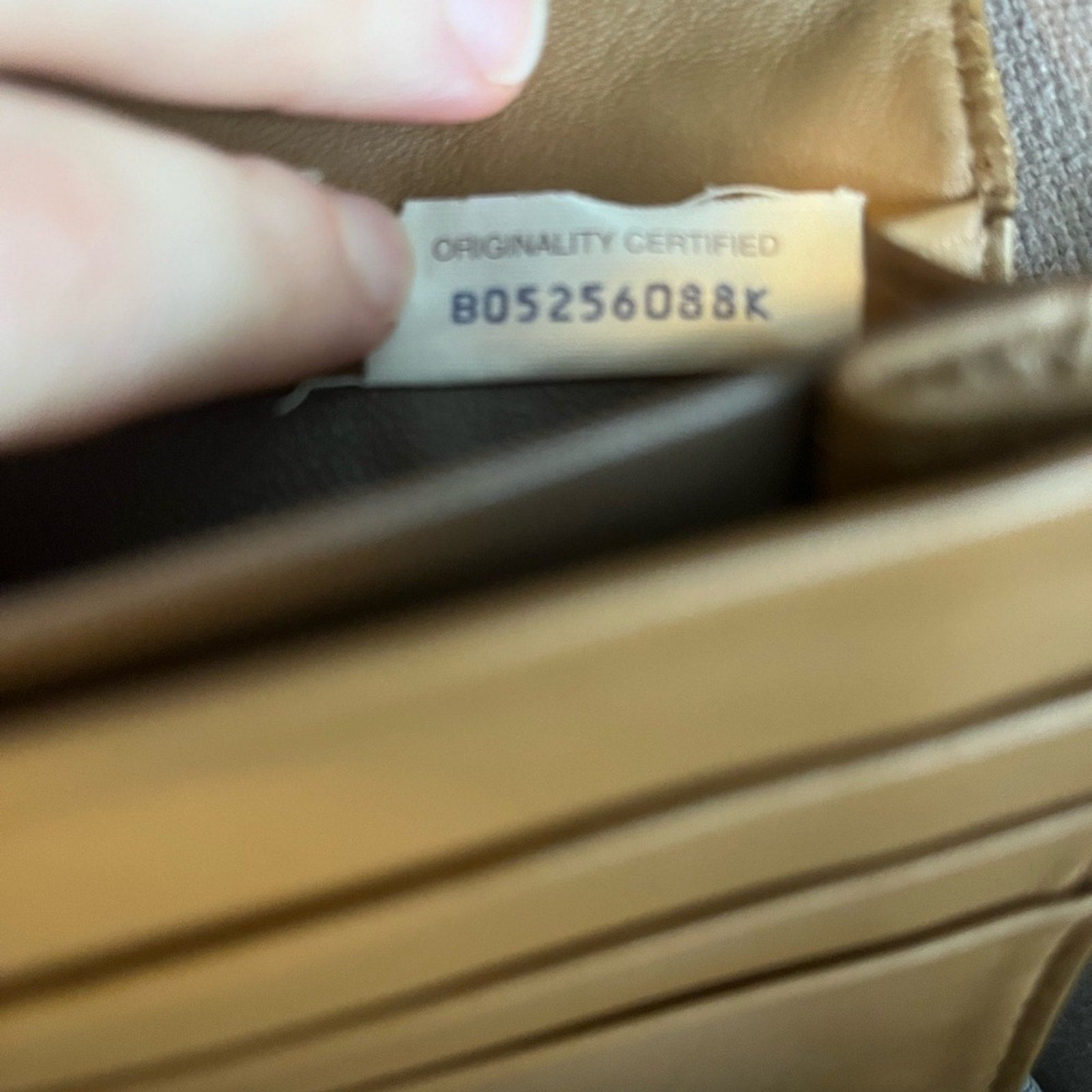 Bottega Veneta Camel Wallet