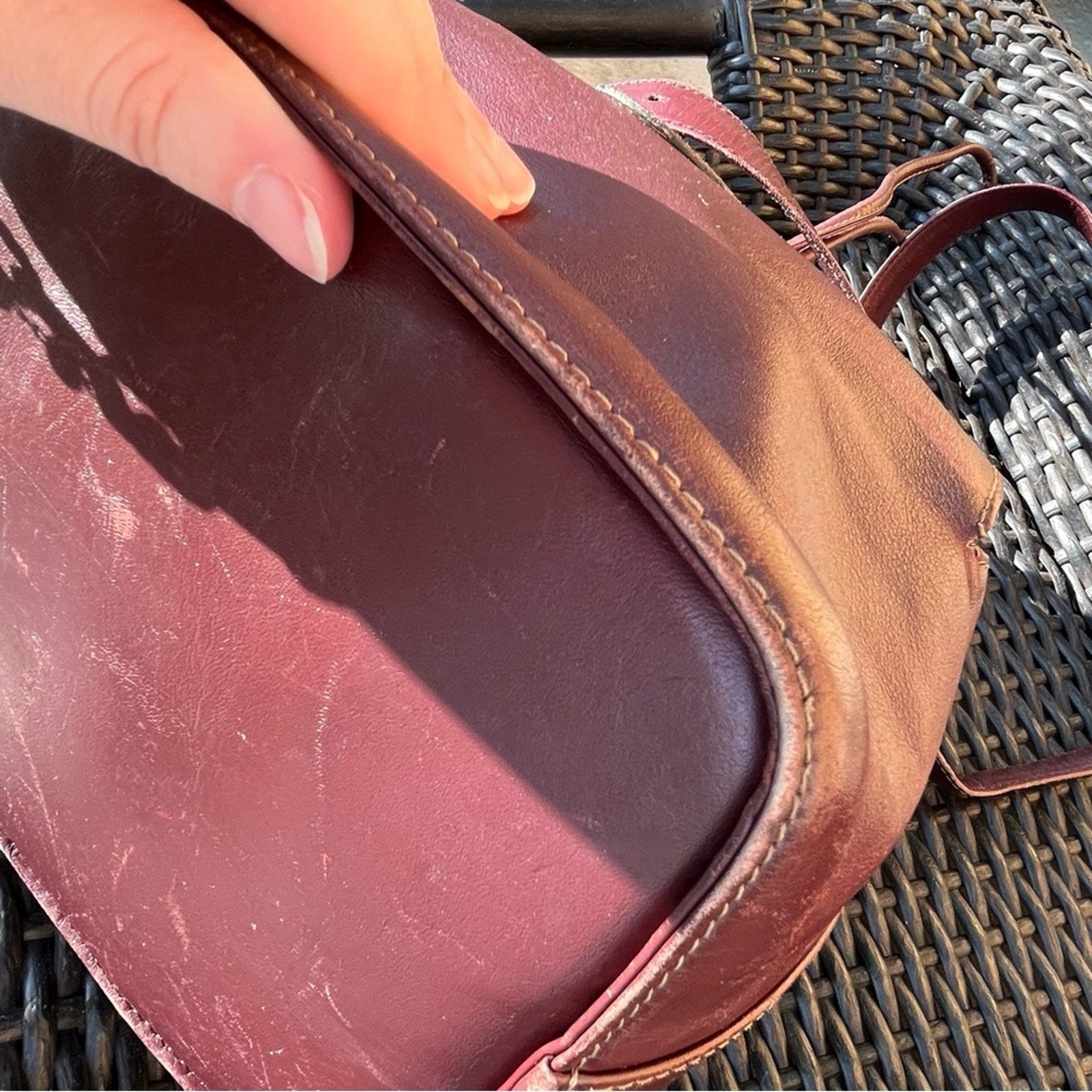 Cartier Seau Leather Bucket Bag