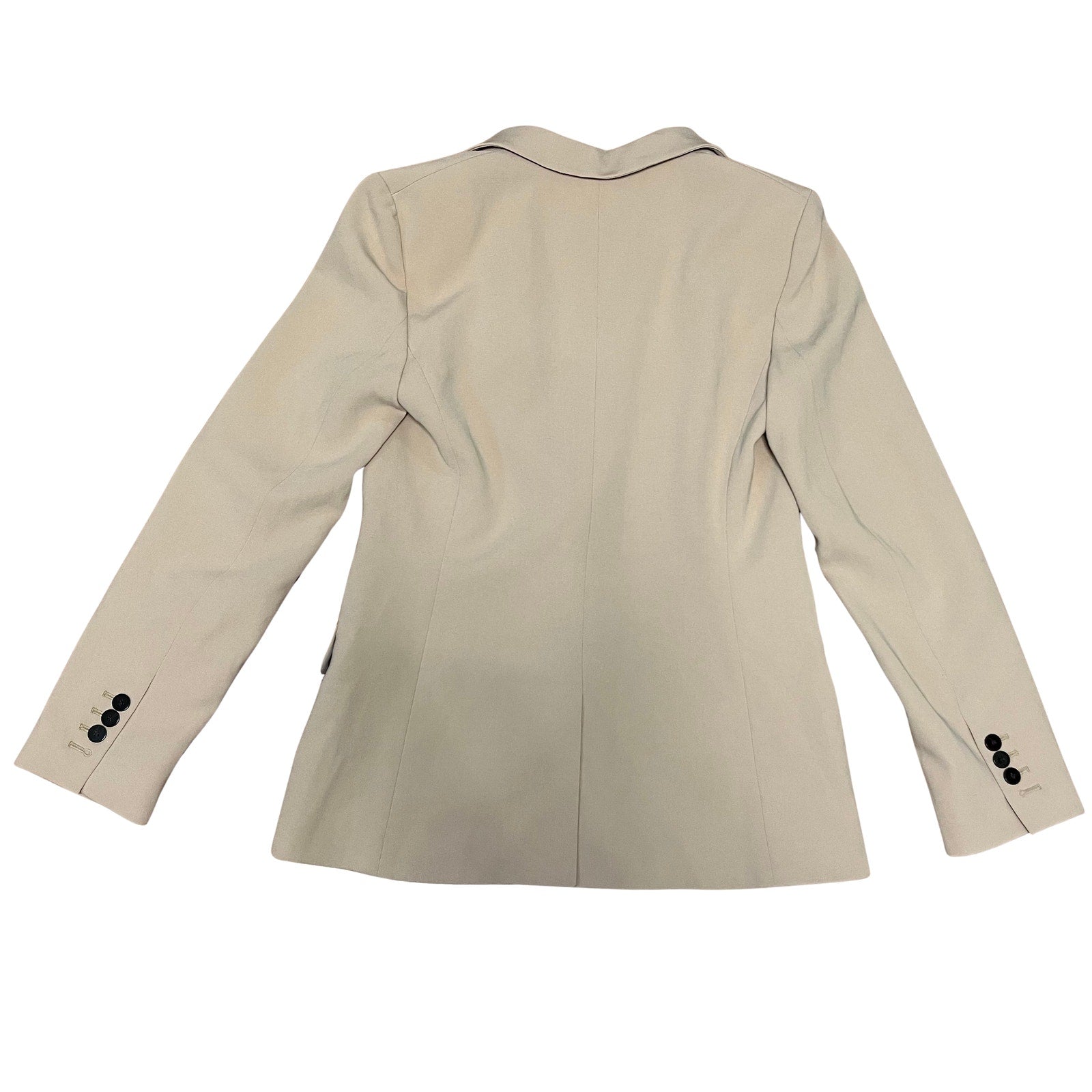 Theory Tailored Blazer Beige Single Button Jacket Size 8 NWT