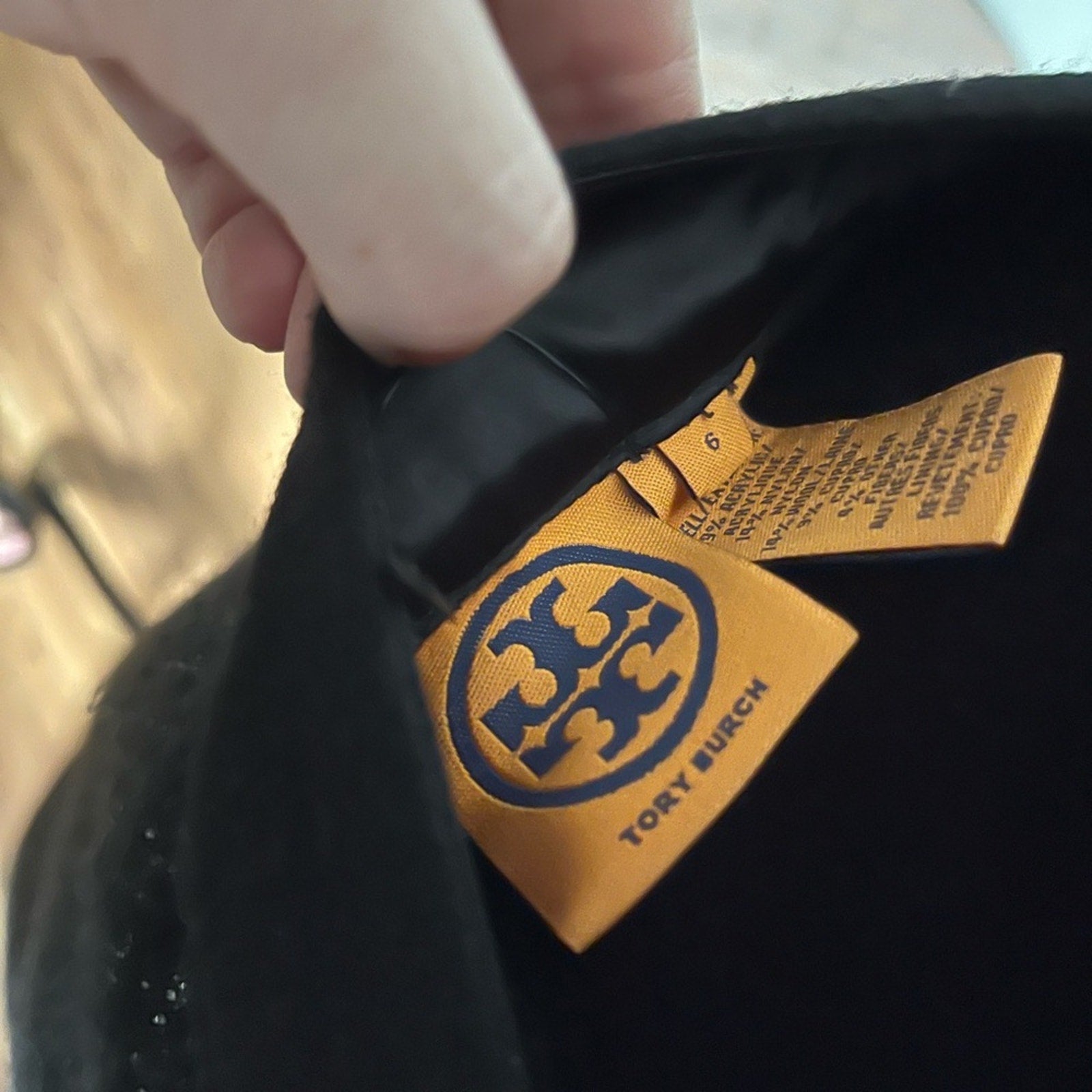 Tory Burch Black Tweed Skirt