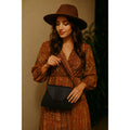 Whiting and Davis Black Evening Bag