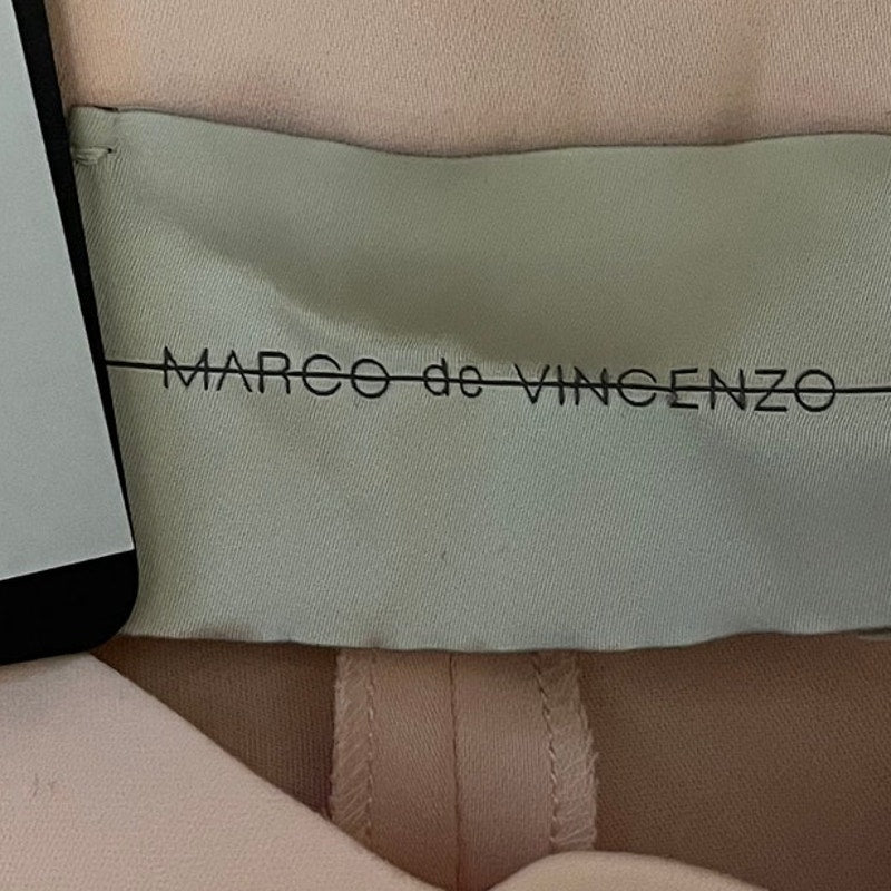 Marco de Vincenzo Pleated Hem Trousers | Powder Pink | New With Tags