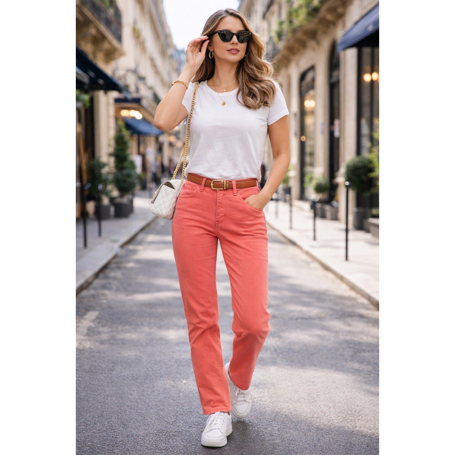 Emporio Armani Rose J20 Slim Fit Pants