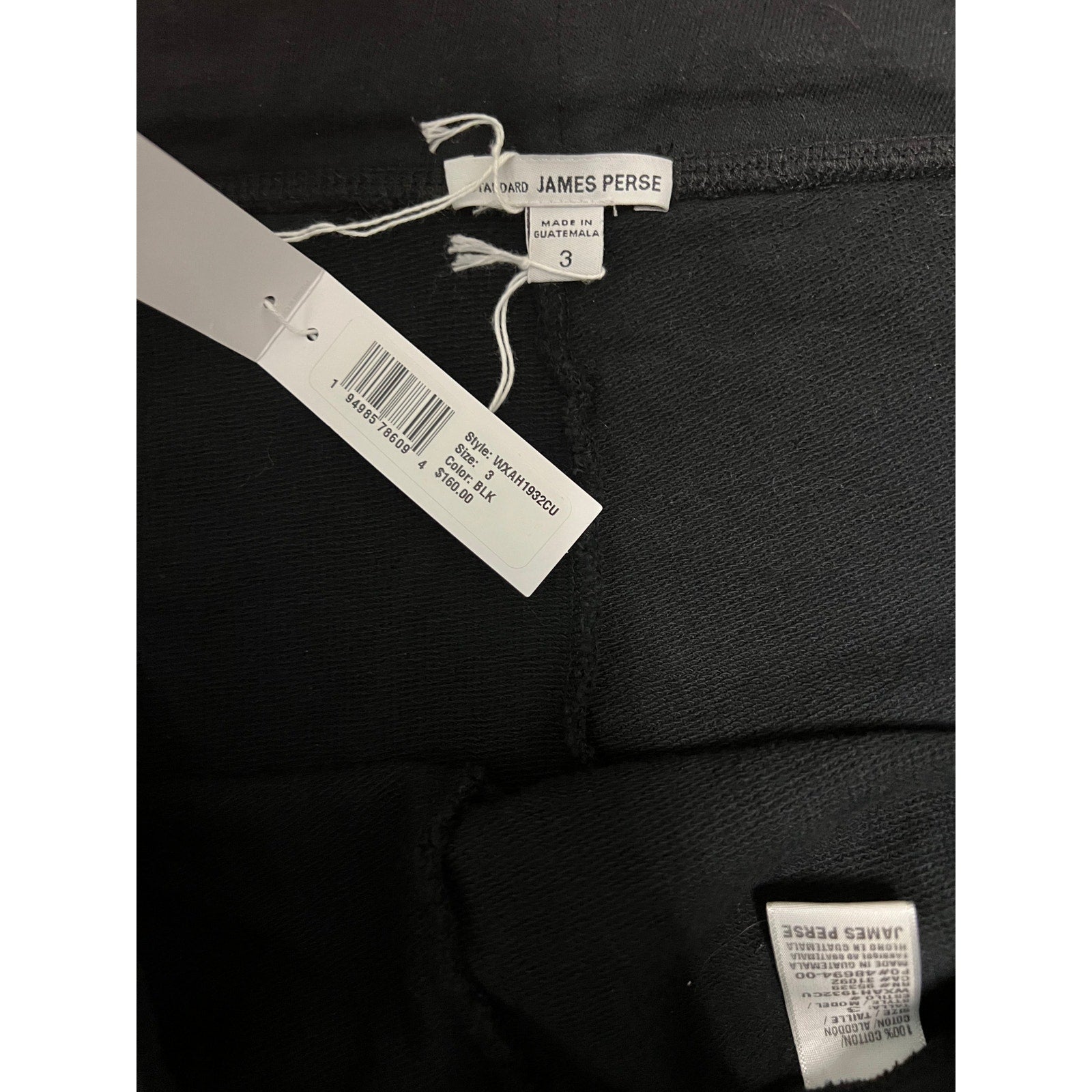 New James Perse Black Casual Pants NWT