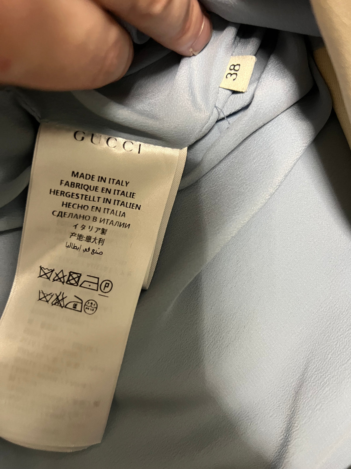 Gucci Ruffle-Front Wool & Silk Blazer — IT 38