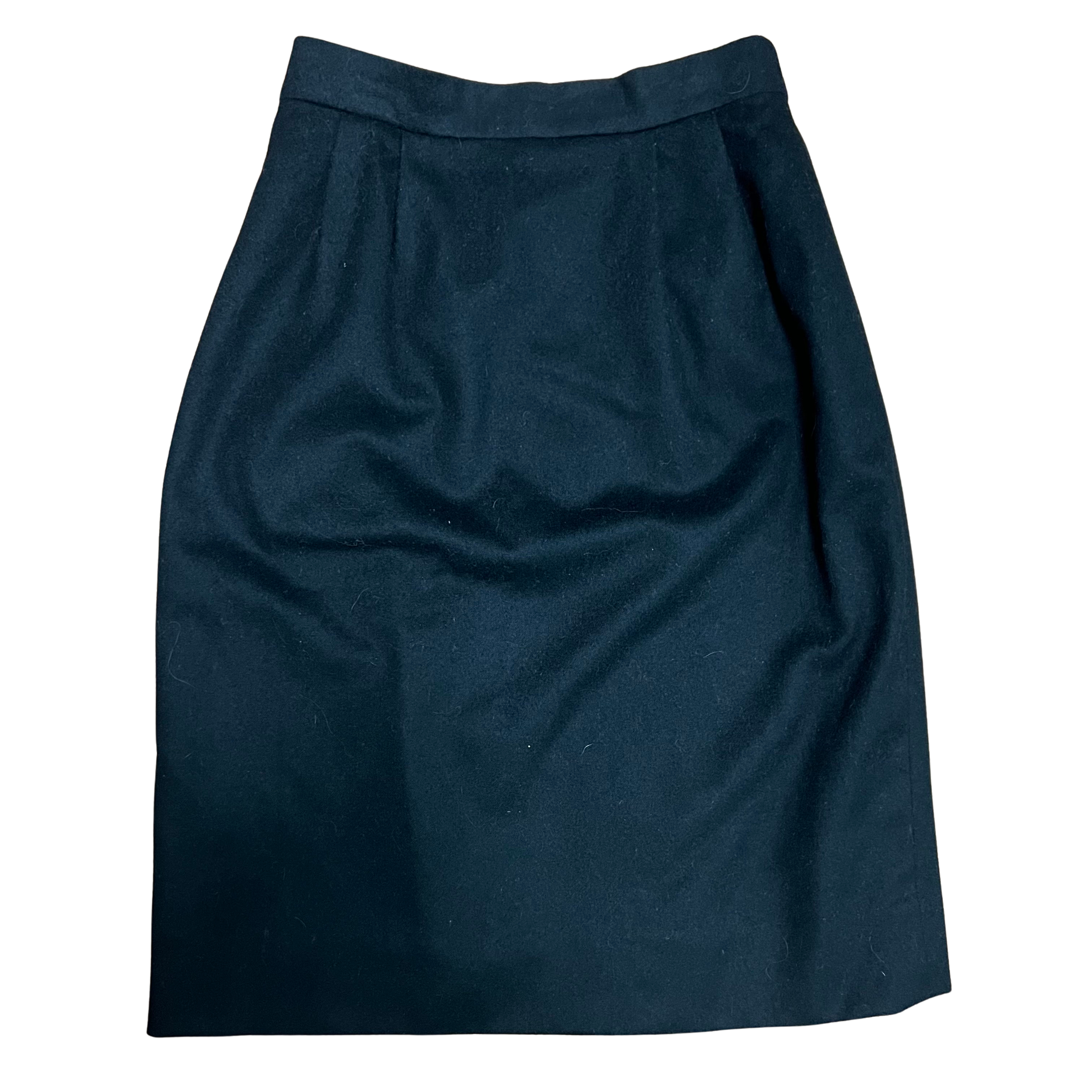 Celine 100% Wool Skirt — Black | Size 38