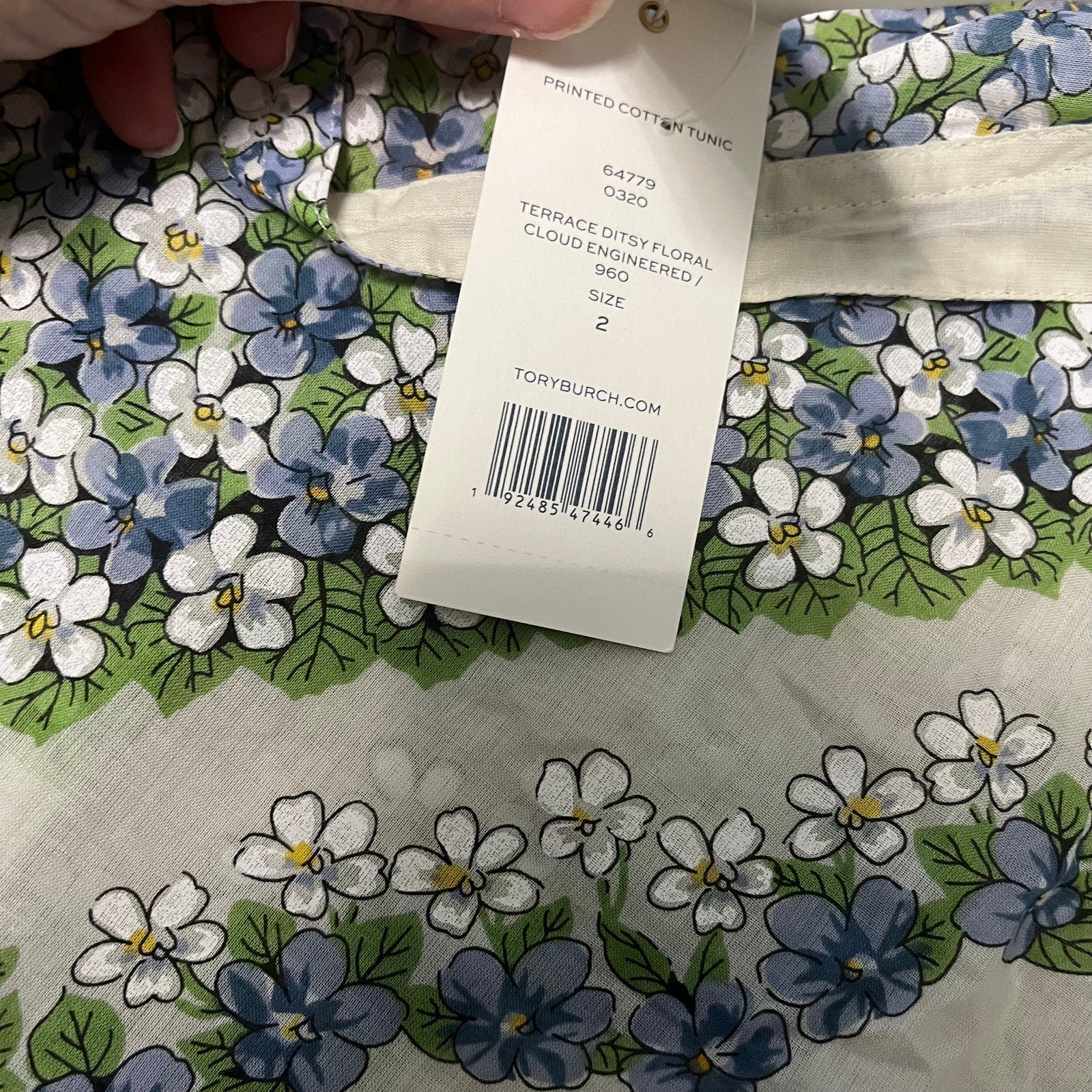 Tory Burch Printed Cotton Tunic