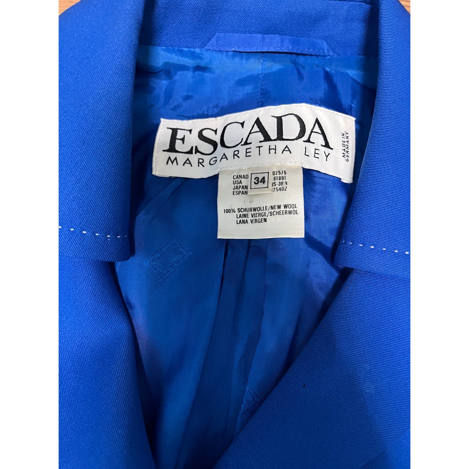 Escada Vintage Structured Blazer