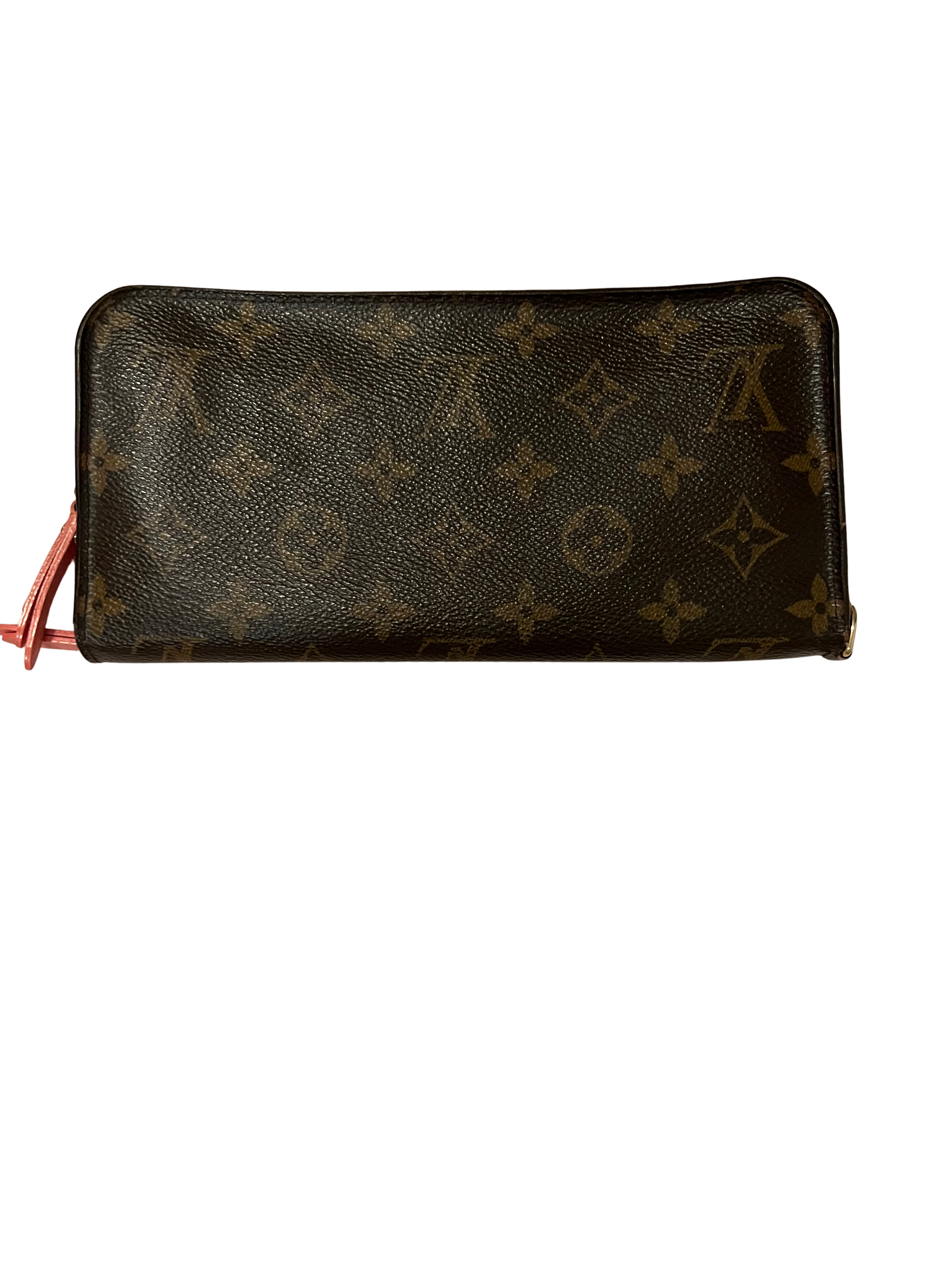 Louis Vuitton Monogram Insolite Long Wallet — Brown Monogram / Pink Interior