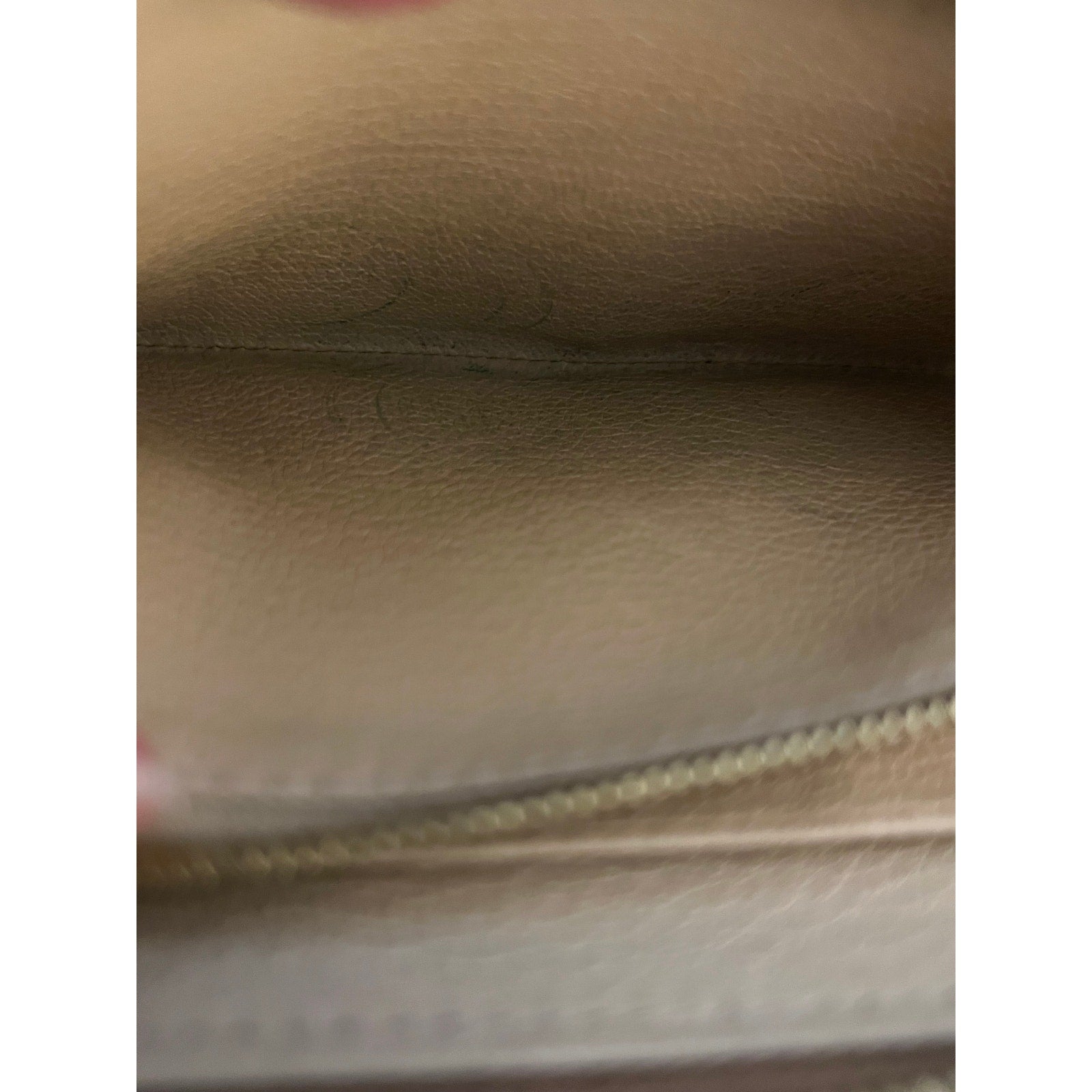Celine Vintage Kisslock Coin Purse Clutch Wallet Mini Gold Frame