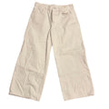 rag & bone Wide Leg Organic Cotton Jeans Cream High Rise Size 32