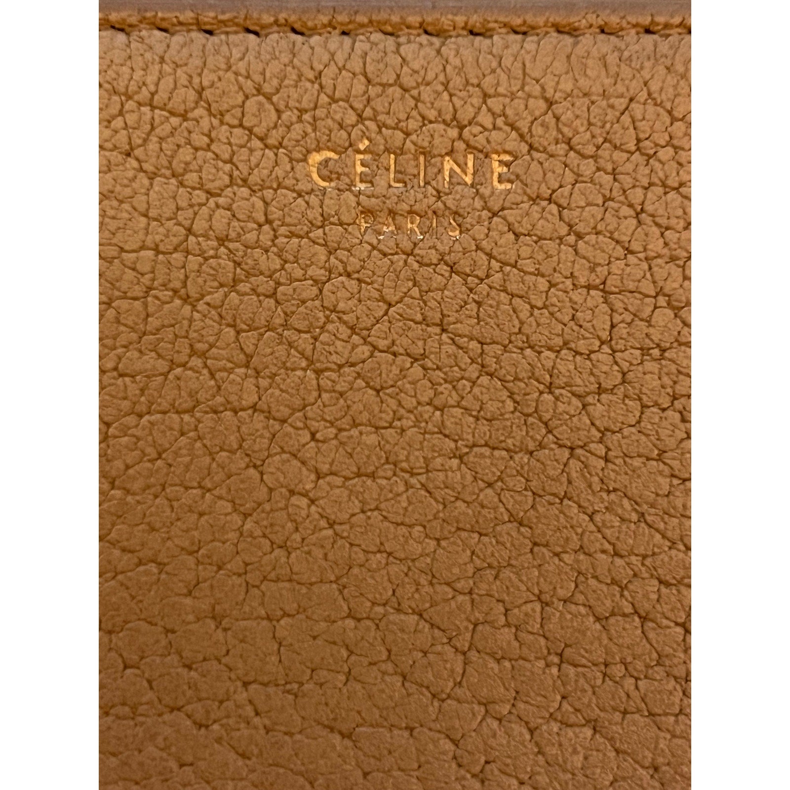Celine Zip Around Wallet Leather Large Continental Wallet