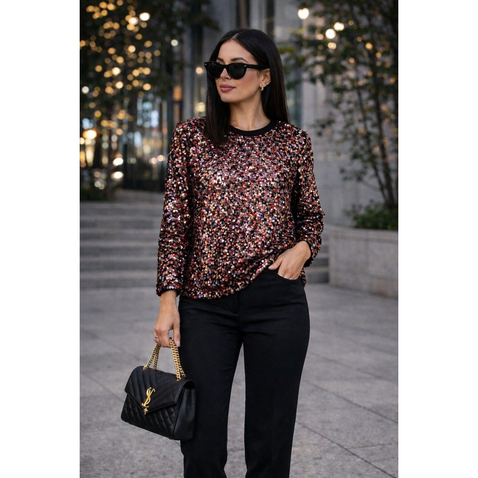 Alexander McQueen Sequin Embellished Shirt